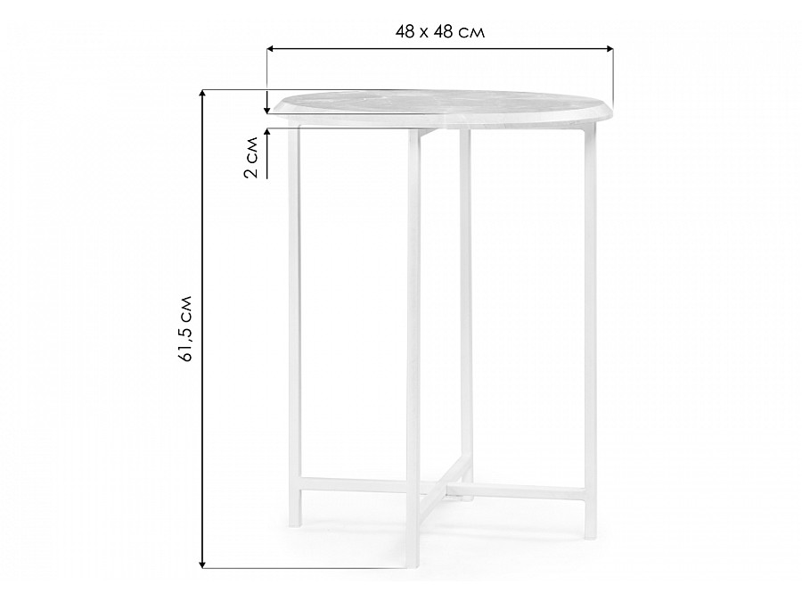 Грейс мрамор белый / черный
