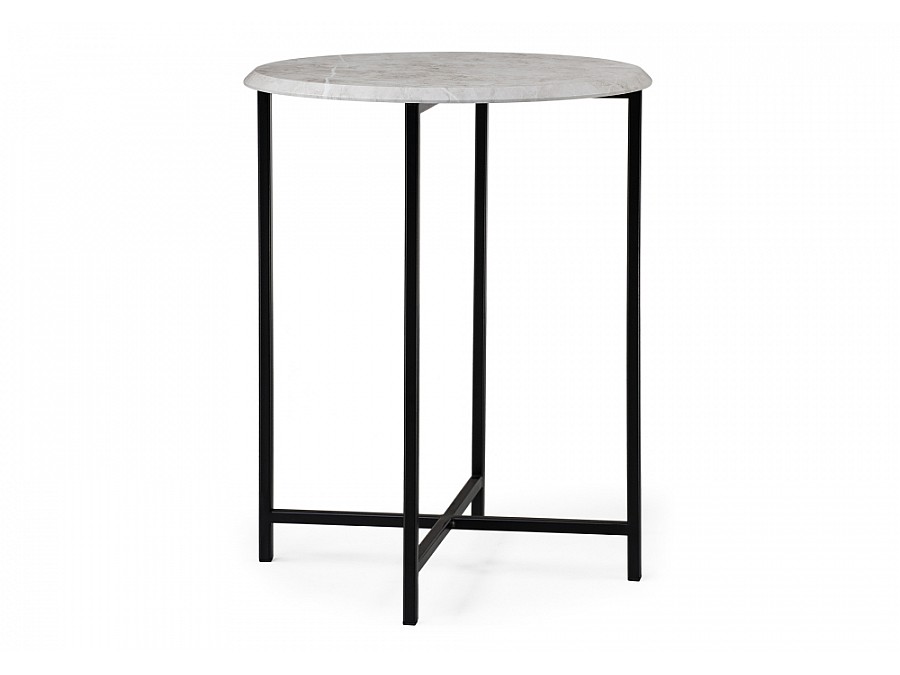 Журнальный стол Манеттия мрамор белый