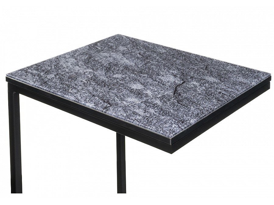 Журнальный стол Геркулес 30х34х62 серый мрамор