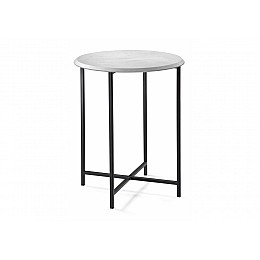 Журнальный стол Манеттия бетон белый