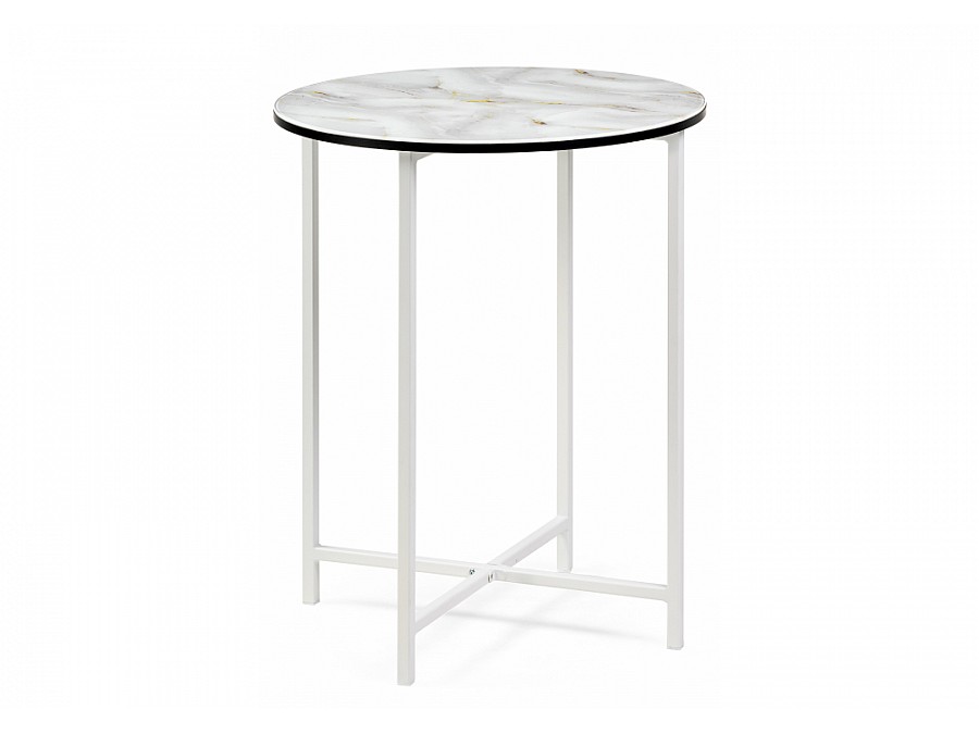 Манеттия стекло мрамор золото / белый