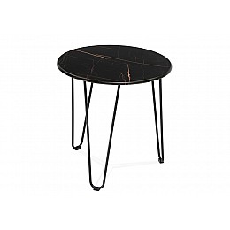 Журнальный стол Шани 60х62 кварц черный