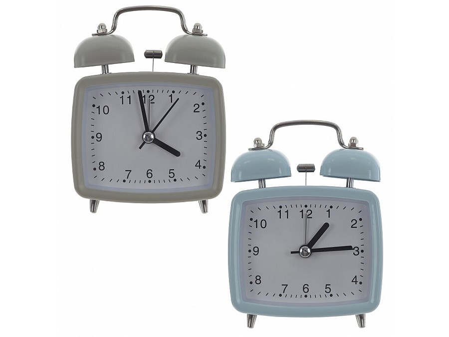 Будильник, L8 W5 H11,5 см, (подсветка, 1xАА не прилаг.), 2в.