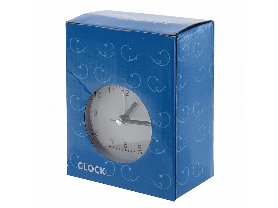 Будильник, L8 W5 H11,5 см, (подсветка, 1xАА не прилаг.), 2в.