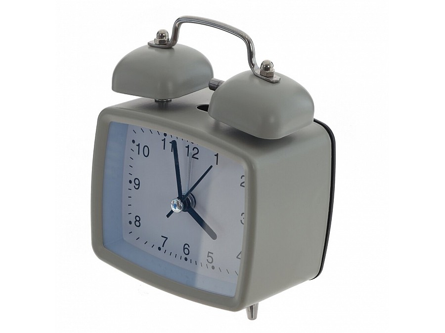 Будильник, L8 W5 H11,5 см, (подсветка, 1xАА не прилаг.), 2в.