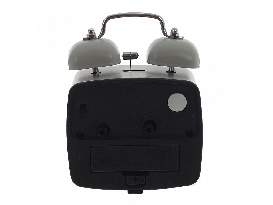 Будильник, L8 W5 H11,5 см, (подсветка, 1xАА не прилаг.), 2в.