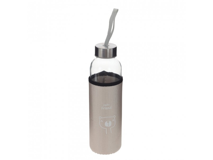 Бутылка, 500 мл, L6,5 W6,5 H22 см, 4в.