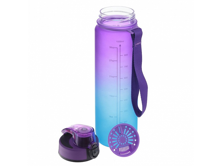 Бутылка, 1000 мл, L7,5 W7,5 H28 см, 4в.