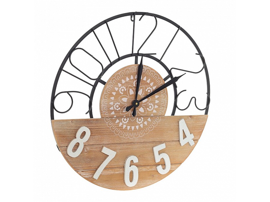 Часы настенные декоративные, L60 W4 H60 см, (1xАА не прилаг.)