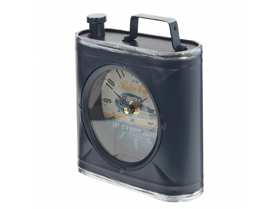 Часы настольные декоративные, L15 W5,5 H17 см, (1хАА не прилаг.)