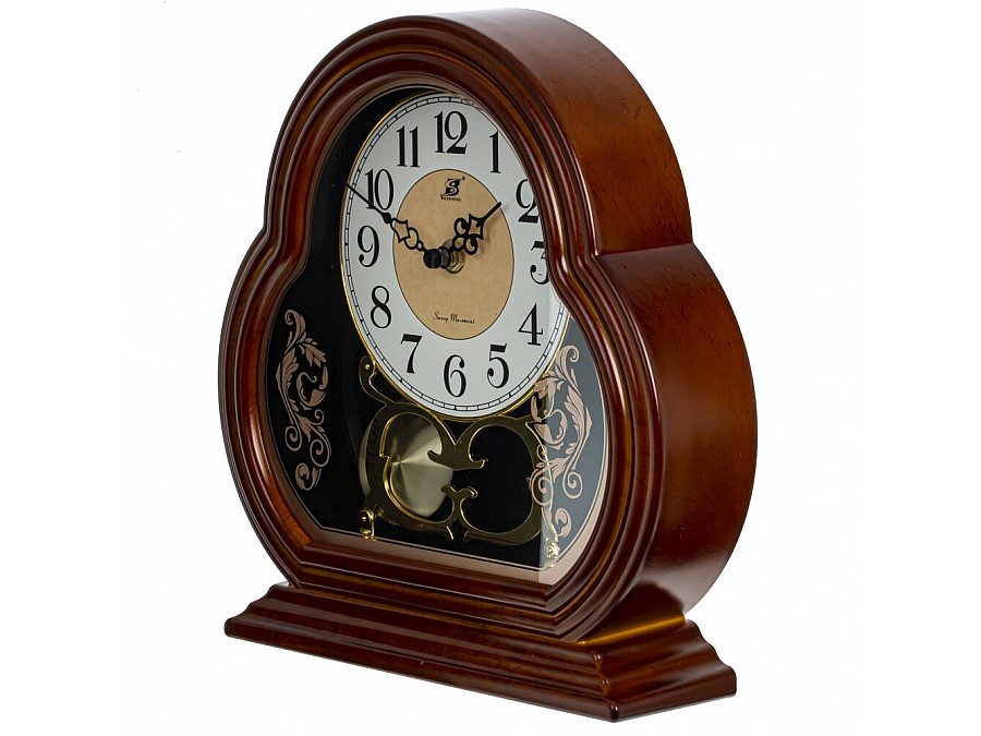 Часы настольные декоративные, L25 W6,5 H26 см, (1xАА не прилаг.)