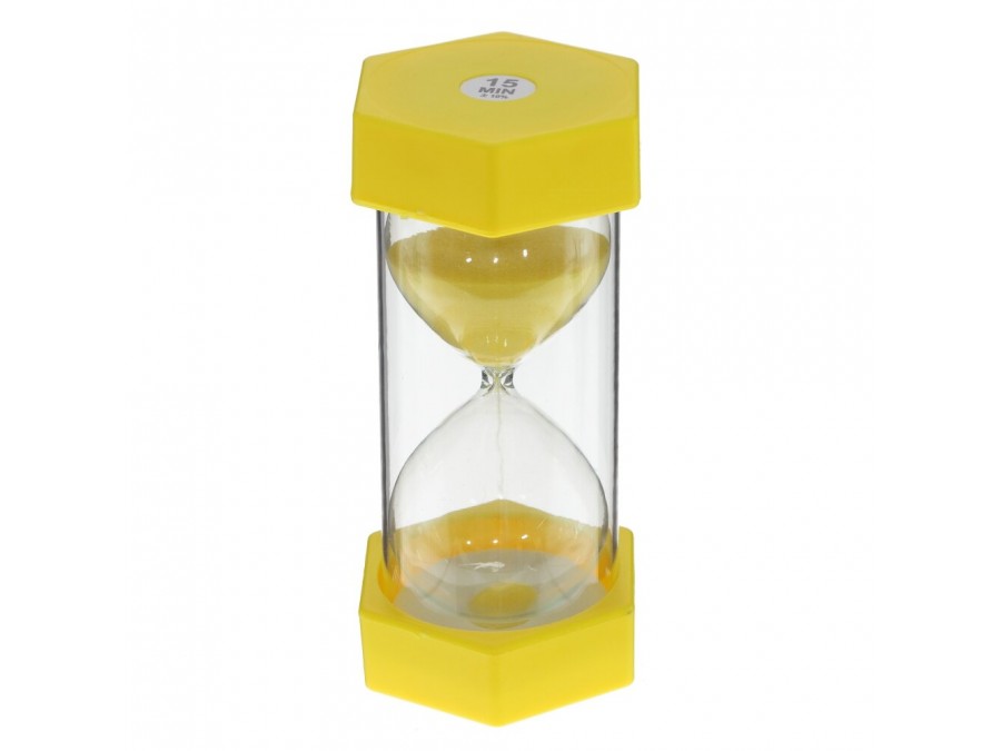 Часы песочные, L6 W6 H13 см, 3в.