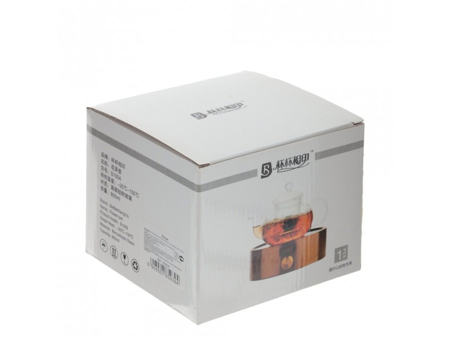 Чайник, 1000 мл, L20 W13 H13 см