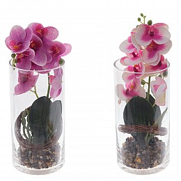 Цветочная композиция, L10 W10 H25 см, 2в.