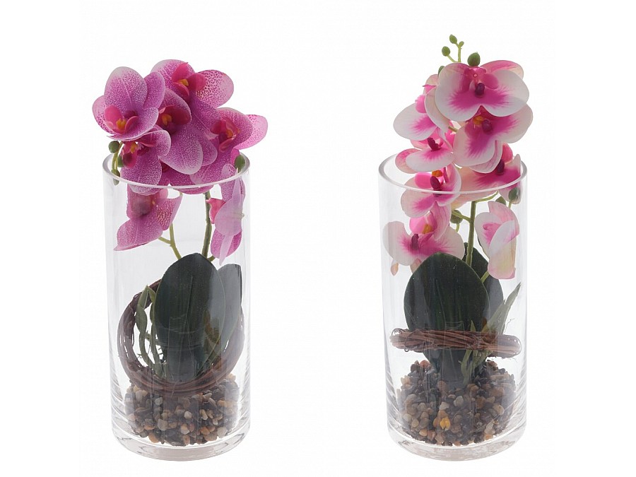 Цветочная композиция, L10 W10 H25 см, 2в.