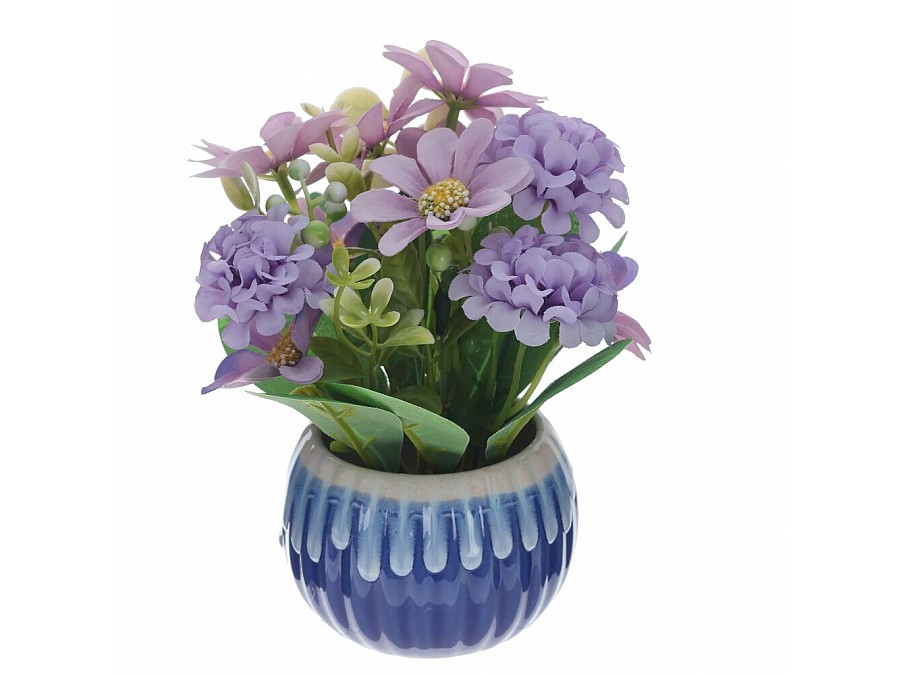 Цветочная композиция, L9 W9 H17 см, 4в.