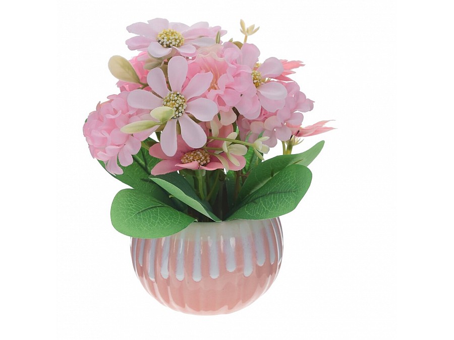 Цветочная композиция, L9 W9 H17 см, 4в.