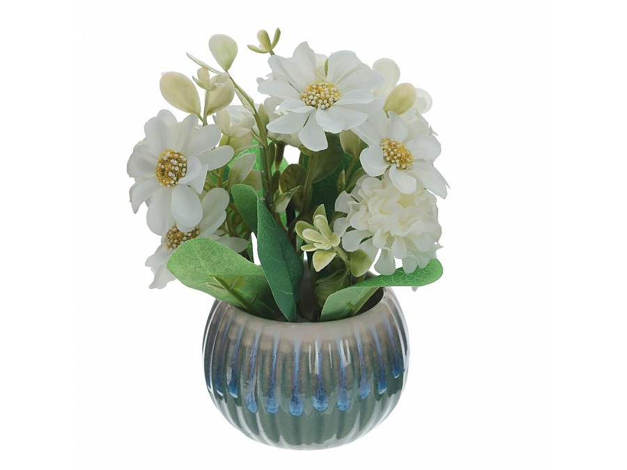 Цветочная композиция, L9 W9 H17 см, 4в.