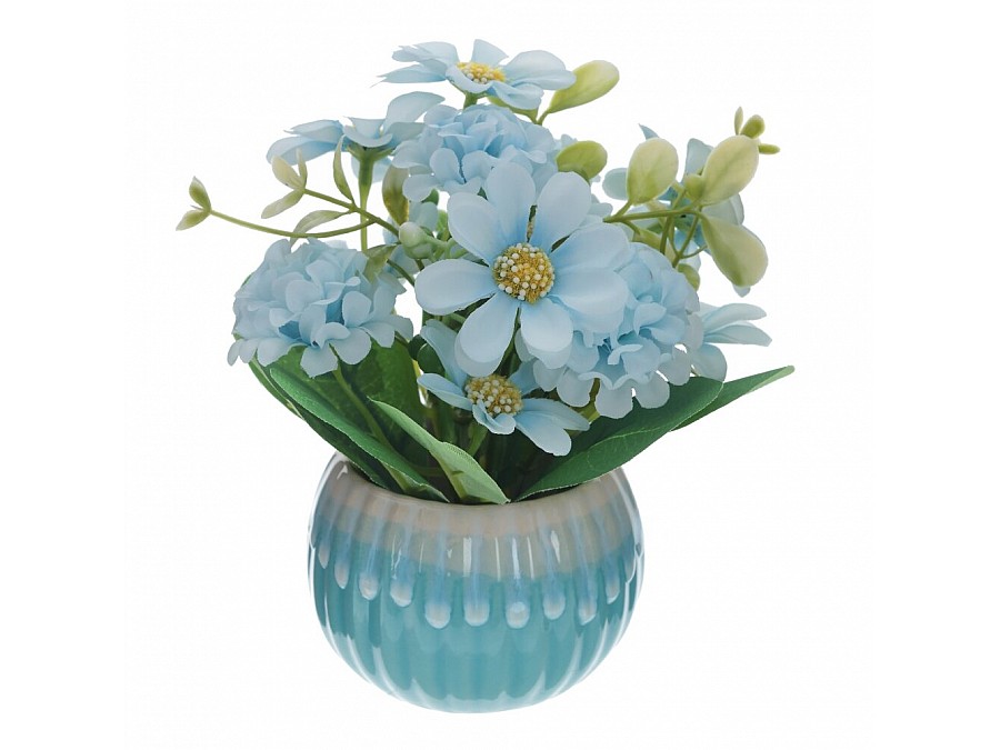 Цветочная композиция, L9 W9 H17 см, 4в.