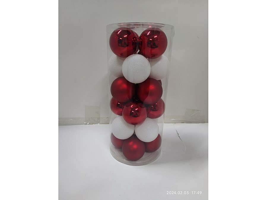 Набор из 24шт Украшение новогоднее 