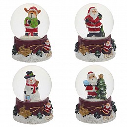 Фигурка декоративная в стекл. шаре 