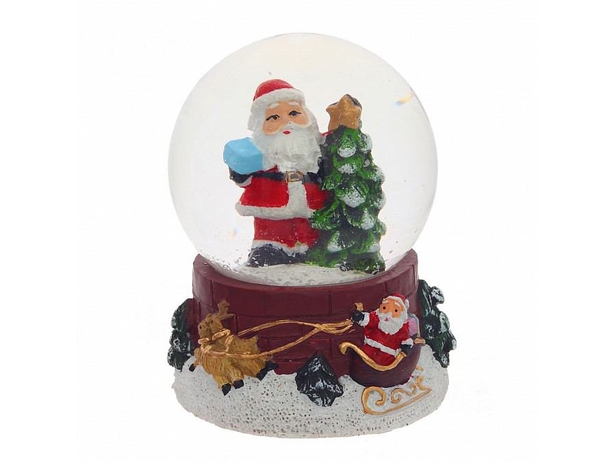 Фигурка декоративная в стекл. шаре 