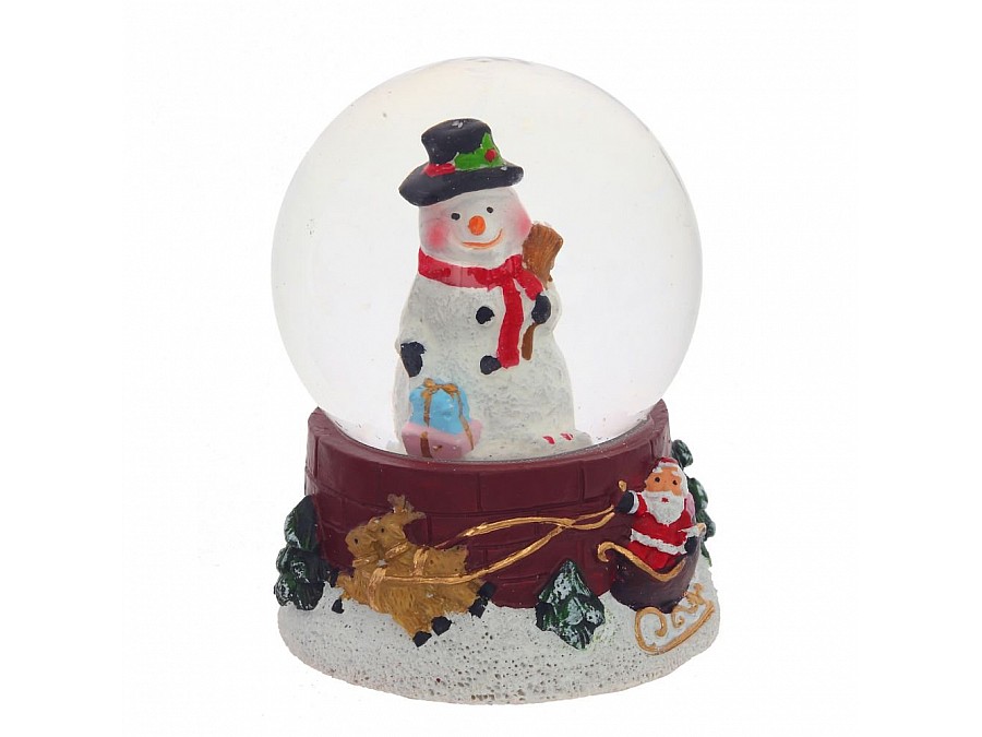 Фигурка декоративная в стекл. шаре 