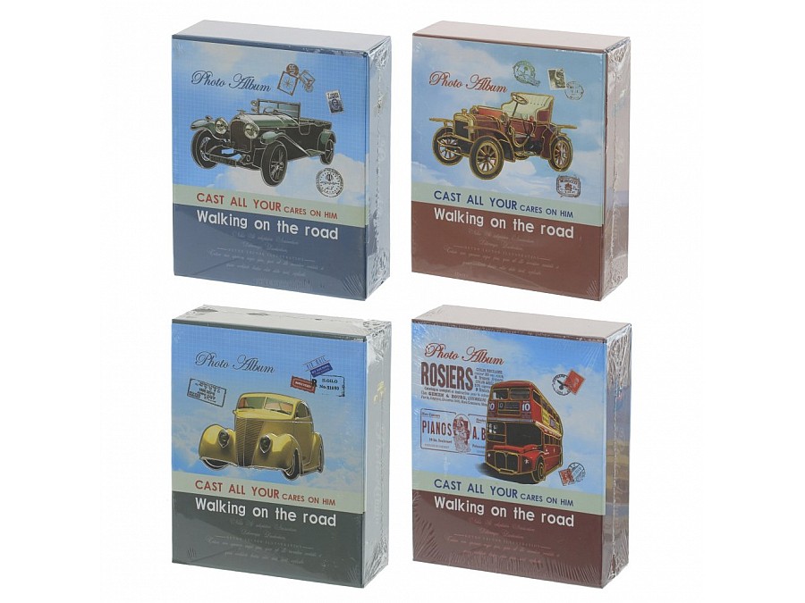 Фотоальбом для 40 фото 10*15, L14 W5 H17 см, 4в.