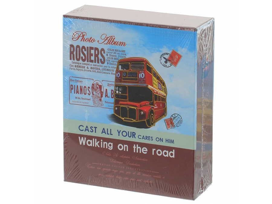 Фотоальбом для 40 фото 10*15, L14 W5 H17 см, 4в.