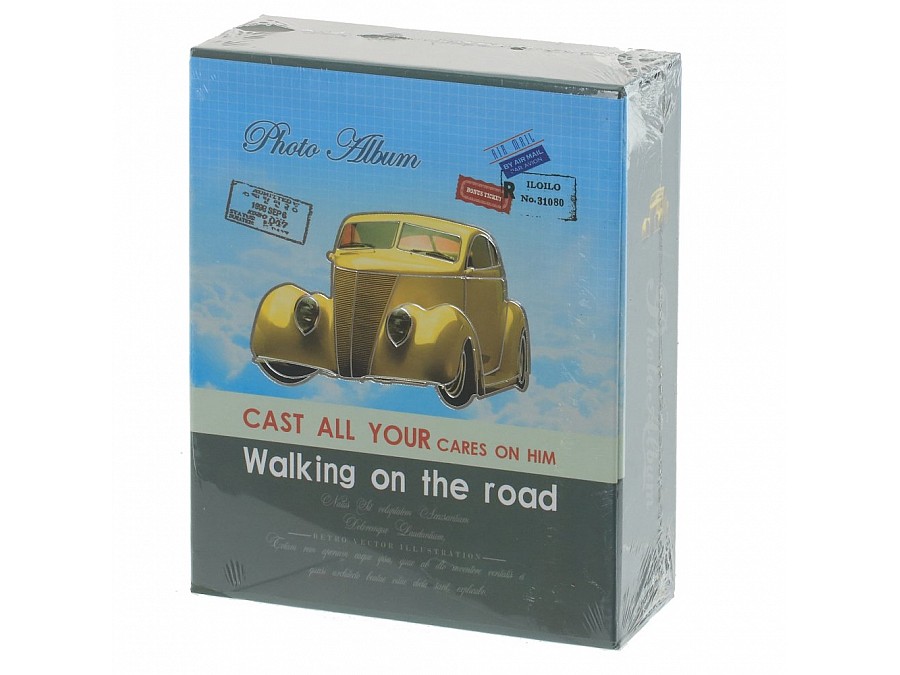 Фотоальбом для 40 фото 10*15, L14 W5 H17 см, 4в.