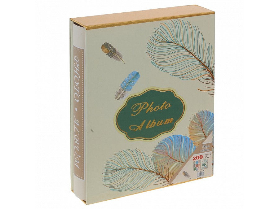 Фотоальбом для 200 фото 13*18, L23,5 W5,5 H30 см, 2в.