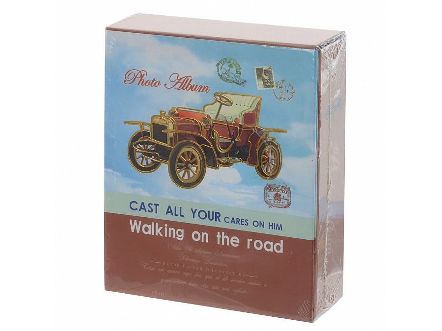 Фотоальбом для 40 фото 10*15, L14 W5 H17 см, 4в.