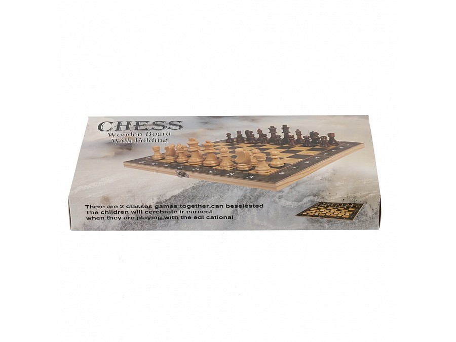 Игра настольная 3 в 1 (шахматы, шашки, нарды), L24 W12 H3 см