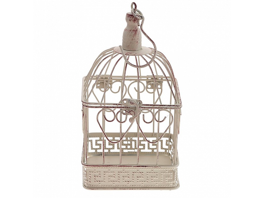 Клетка декоративная, L14 W14 H28 см