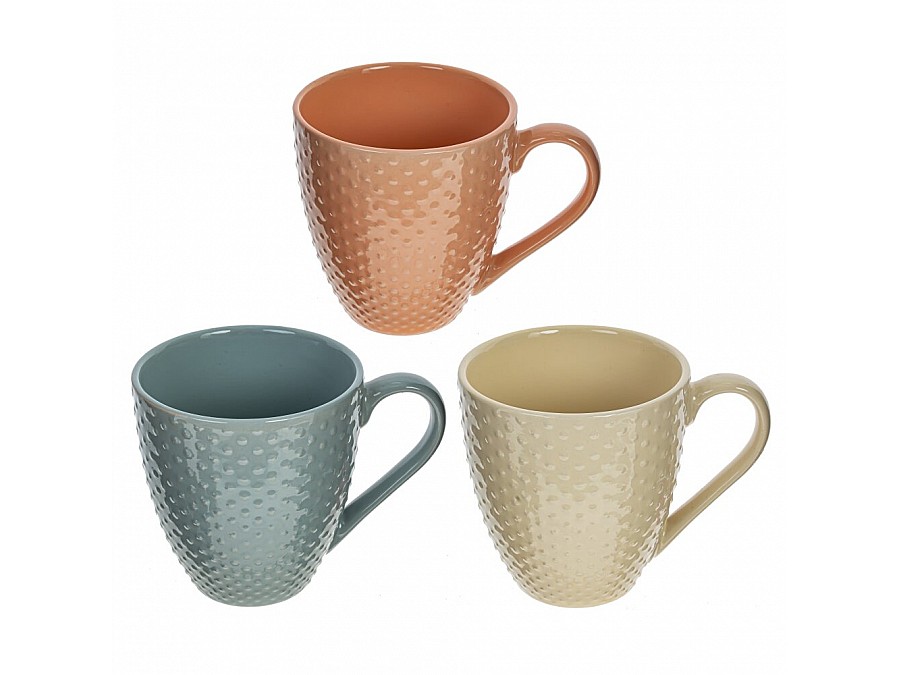 Кружка (кратность 6 шт), 300 мл, L12,5 W9 H9,5 см, 3в., (сорт 1,2)