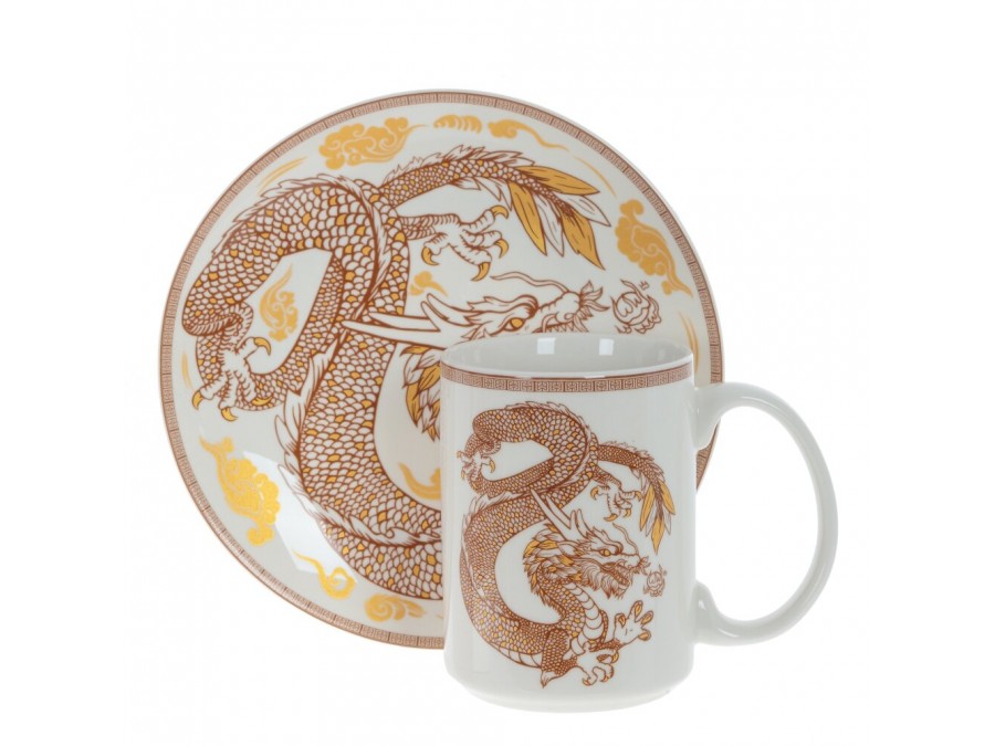 Кружка с тарелкой, 500 мл, L20 W20 H13 см