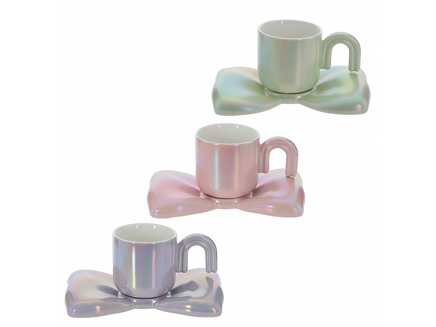 Кружка с блюдцем, 210 мл, L18 W12 H8 см, 3в.