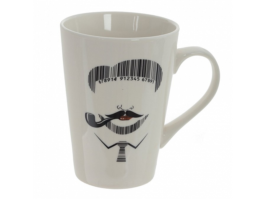 Кружка (кратность 6 шт), 400 мл, L12 W9 H12 см, 4в., (сорт 1,2)