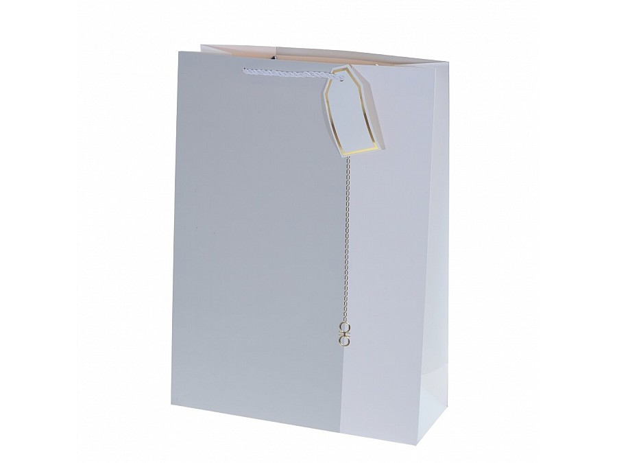 Пакет подарочный (бумага, плотность 210г/м2, блок 12шт), L31 W12 H42 см, 4в.