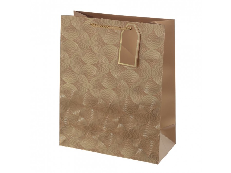 Пакет подарочный (бумага, плотность 210г/м2, блок 12шт), L26 W12 H32 см, 4в.