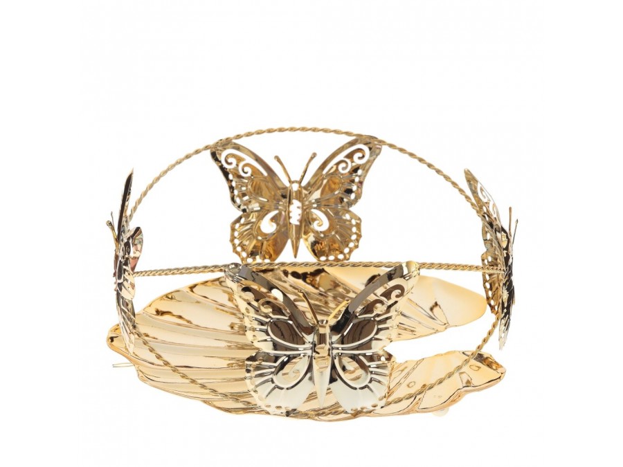 Блюдо декоративное, L23 W23 H11 см