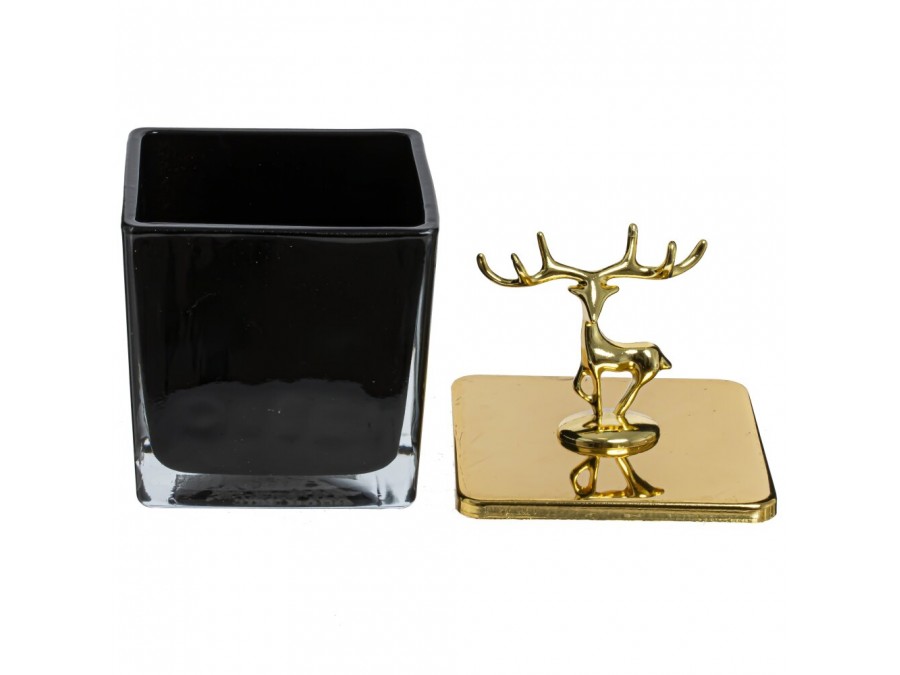 Шкатулка, L8,5 W8,5 H14 см