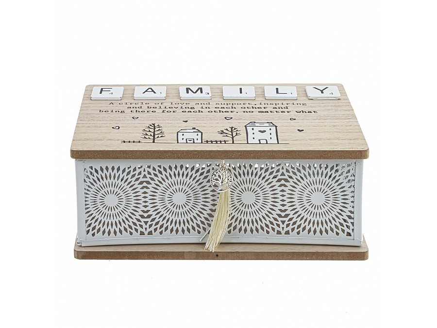 Шкатулка, L26 W16,5 H11 см