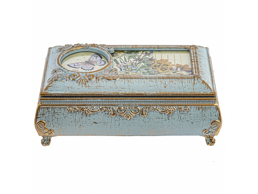 Шкатулка (музык.), L17 W12 H6,5 см