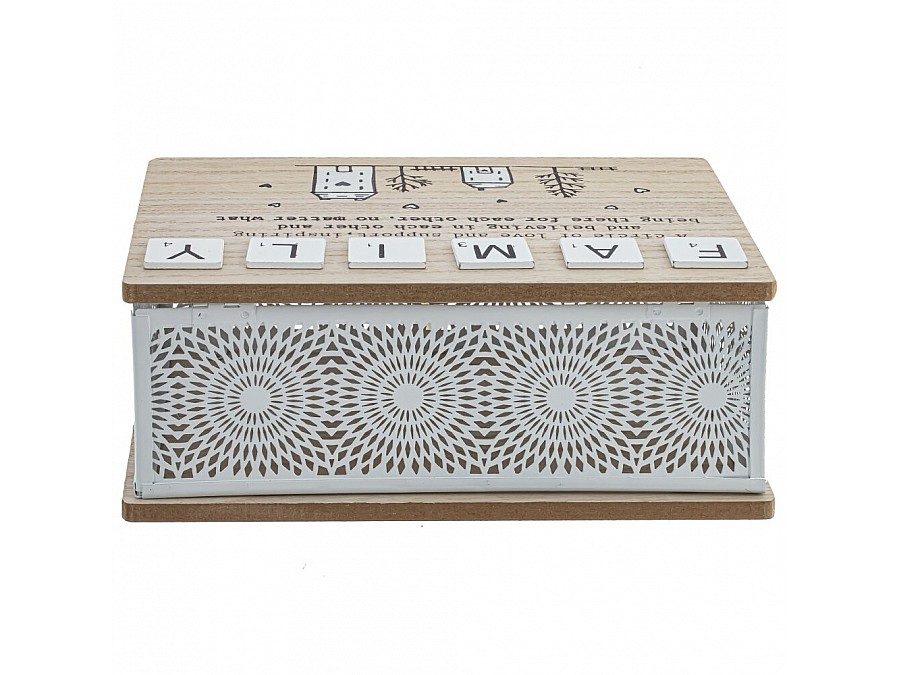 Шкатулка, L26 W16,5 H11 см