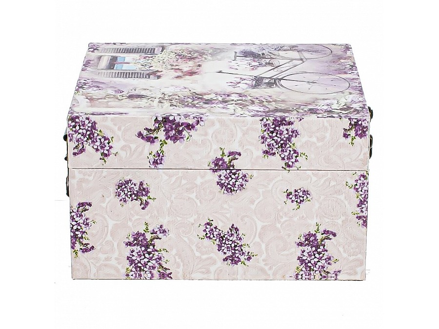 Шкатулка, L14 W14 H8 см