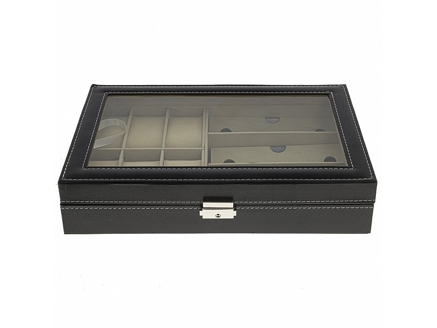 Шкатулка для часов и очков, L33 W20 H8 см