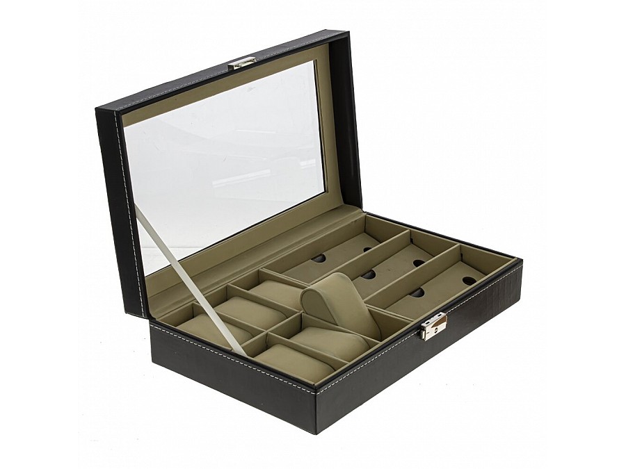 Шкатулка для часов и очков, L33 W20 H8 см