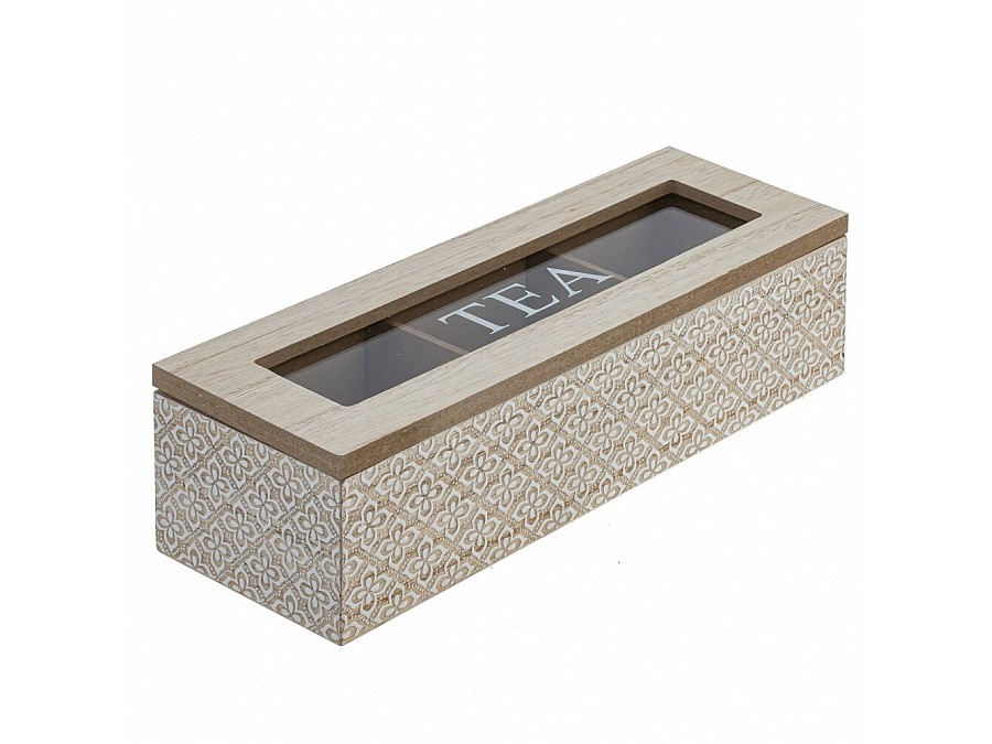 Шкатулка для чайных пакетиков, L24 W9 H7 см