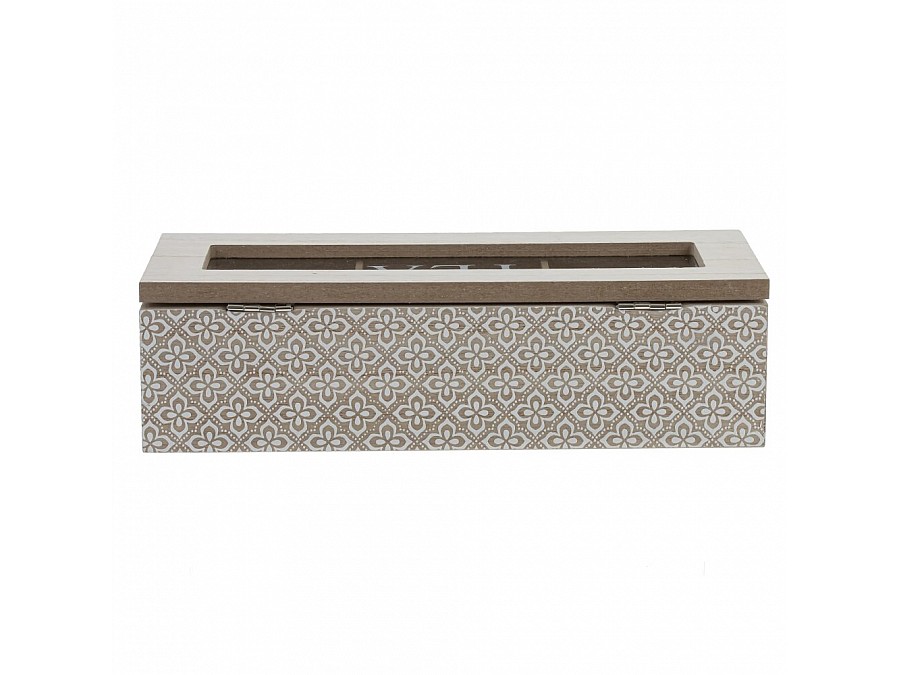 Шкатулка для чайных пакетиков, L24 W9 H7 см